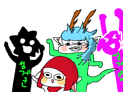 모여모여 : ㅋㅋㅋ 이어그리기 스케치판 ,sketchpan