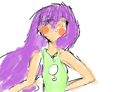 루카 : 하하하하하웃는 루카 스케치판 ,sketchpan