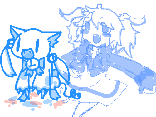 의인화 : 이인화시켰.. 스케치판 ,sketchpan