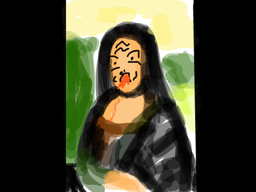 모나리자 : 피토함 ㅋㅋ 스케치판 ,sketchpan