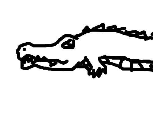 악어 : 악어악어 스케치판 ,sketchpan