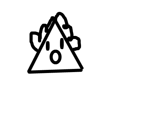 세모 : 세모 행복함 스케치판 ,sketchpan