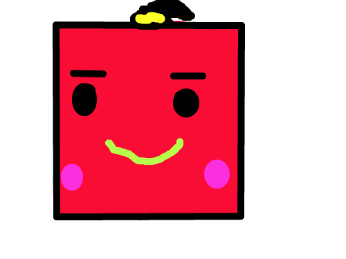 네모 : 머리를 묶다 스케치판 ,sketchpan