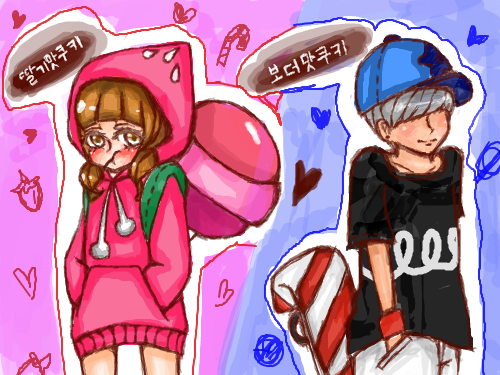 쿠키런 : 쿠키런을 그리다 스케치판 ,sketchpan