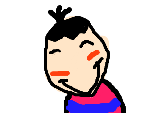 남자아이얼굴 : 남자아이얼굴을그려보았다 스케치판 ,sketchpan