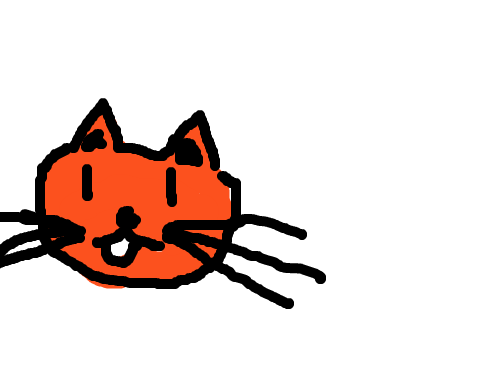 고양이 : 빨간고양이 스케치판 ,sketchpan