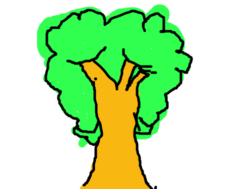 나무 : 나무를그려보았다 스케치판 ,sketchpan