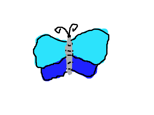 멋진나비 : 나비를 그려보았다 스케치판 ,sketchpan