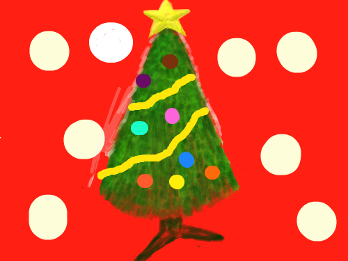 크리스마스 트리 : ㅇㅍㅇㄴ 스케치판 ,sketchpan