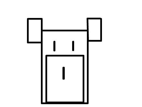 네모네모 곰돌이 : 내가 알이 스케치판 ,sketchpan