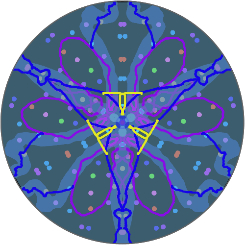 원자 : 수많은 점들 스케치판 ,sketchpan