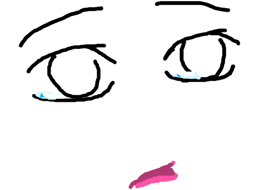 눈물 : 눈물흘리는 놈 스케치판 ,sketchpan