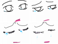 눈물 : 눈물흘리는 놈 스케치판 ,sketchpan