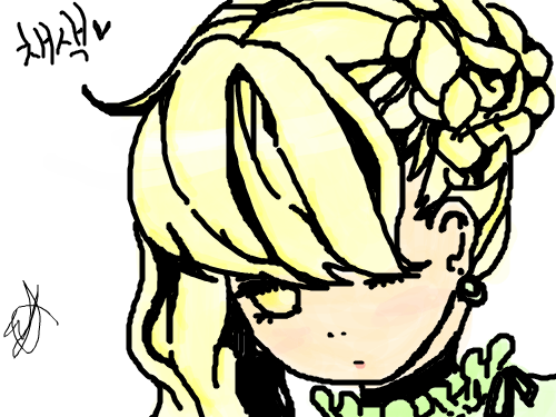 채색했습니다 : 열... 심.... 히 햇습니다! 스케치판 ,sketchpan