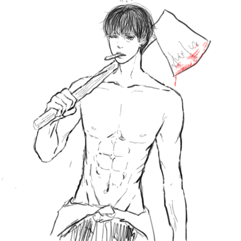워너비복.. : 워너비복근 스케치판 ,sketchpan