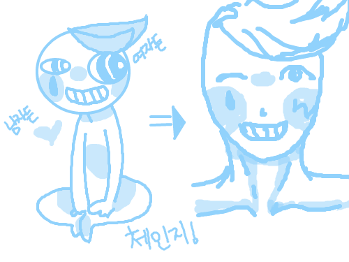 男이랍니다 : 잇힝 - ☆ 스케치판 ,sketchpan