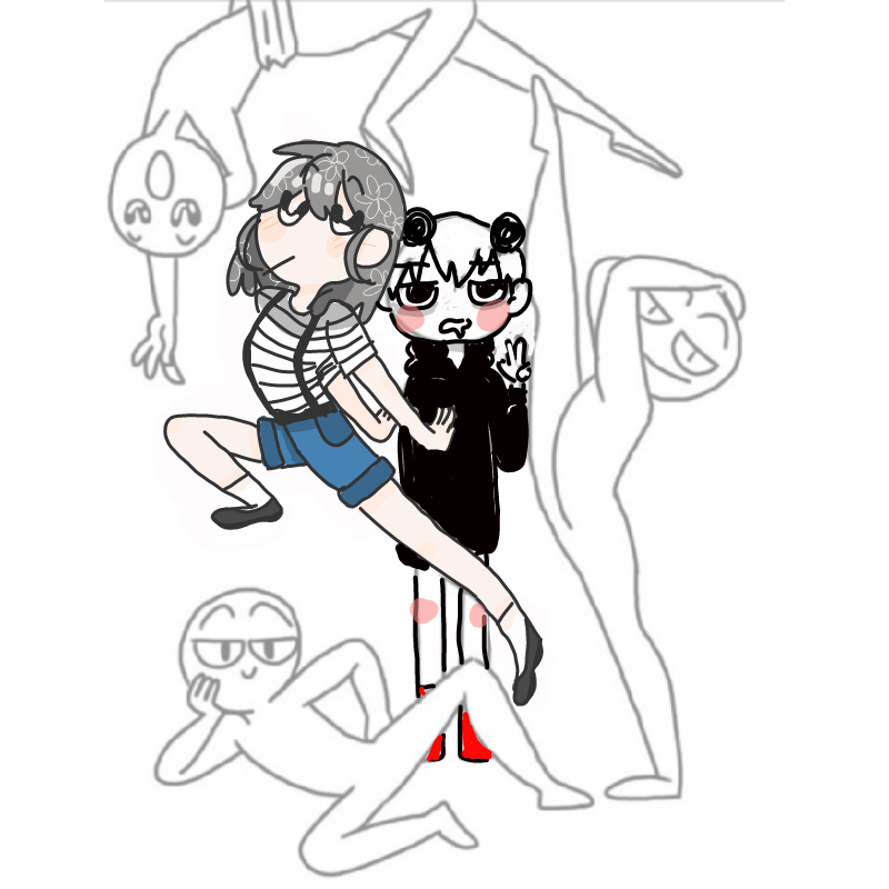 춤 : 춤 스케치판 ,sketchpan