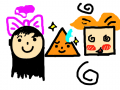 이 상 한 3인조ㅋㅋㅋ : 동그라미 애첩, 삼각형 대머리, 네모 술주정뱅이 스케치판 ,sketchpan
