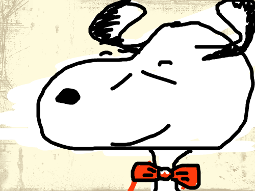 스누피 : 하하 너는 스누피 스케치판 ,sketchpan