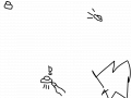 스팅어 미사일 : 우주선 폭발 스케치판 ,sketchpan