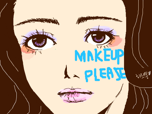 메컵 : ㅋㅋㅋㅋㅋㅋ 스케치판 ,sketchpan