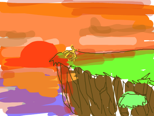 석양의 바나나 쓰레기 : ㅇㅇ  쓰레기임 스케치판 ,sketchpan