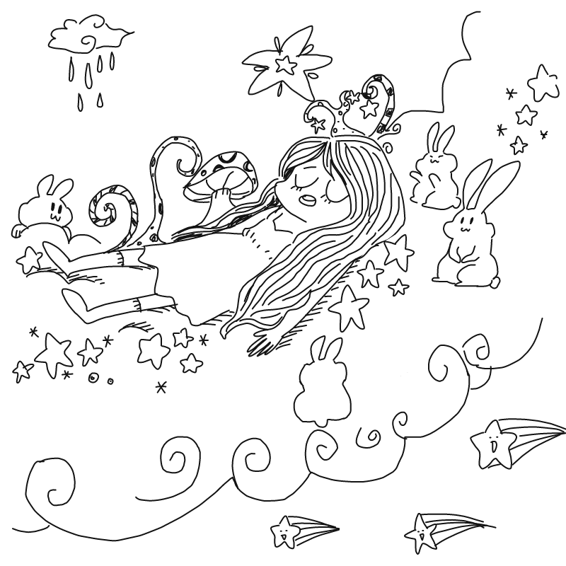 (뽑기미션).. : (뽑기미션) 잠자는소녀 스케치판 ,sketchpan
