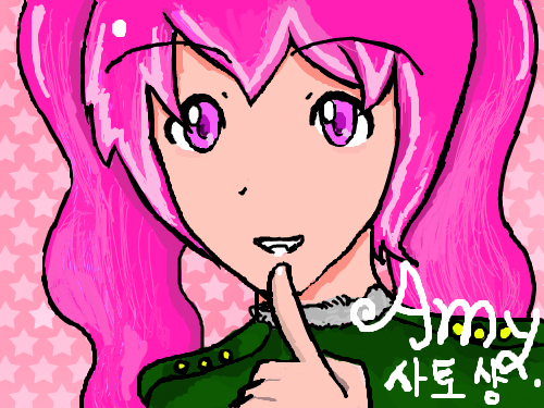 그체 에이미 : 그랜드체이스의 에이미라빈다; 스케치판 ,sketchpan