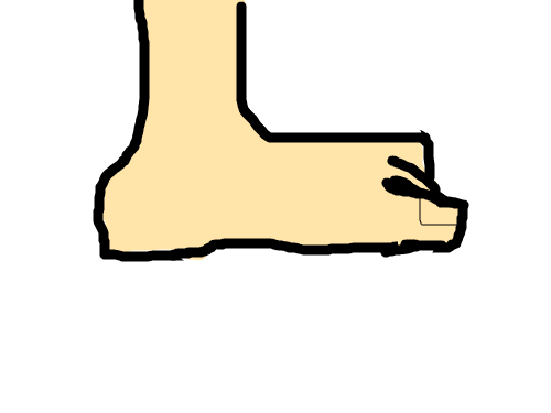 처음그린 발 : 발입니다 누구발일까여? 스케치판 ,sketchpan