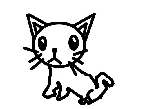 이건 뭐?? : ㅋㅋ젤리 고양이 스케치판 ,sketchpan