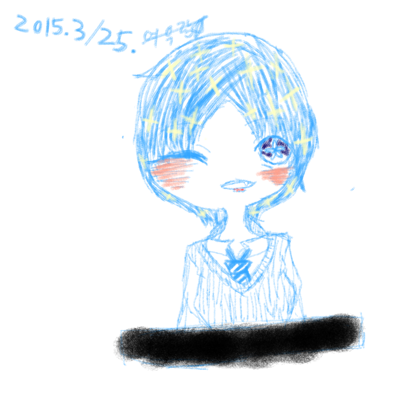 오랜만이네.. : 오랜만이네요- ♥（ﾉ´∀`） 스케치판 ,sketchpan