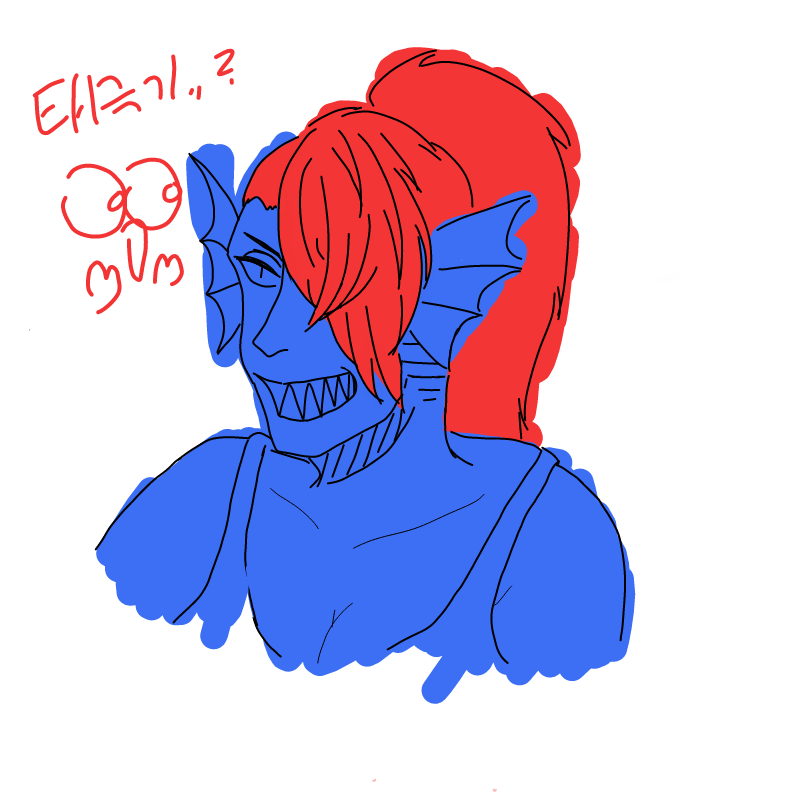 엉다인 : 엉다인 스케치판 ,sketchpan