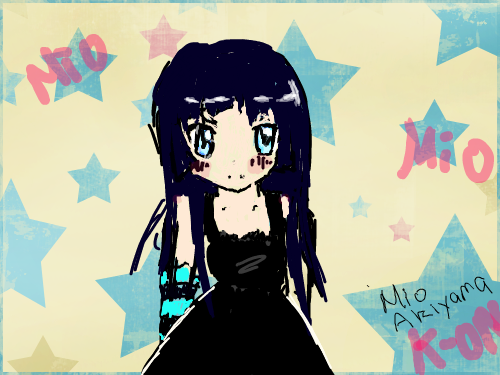mio : mio from k-on 스케치판 ,sketchpan