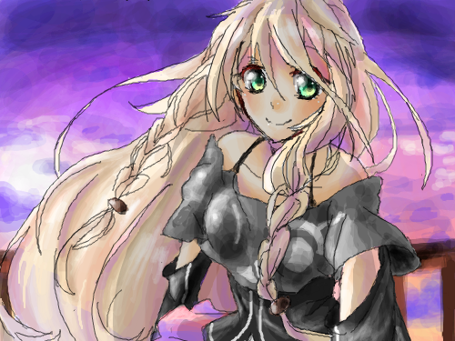 사람 : 머리긴 사람 스케치판 ,sketchpan