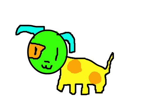 dufjrkwlro : 여러가지 색을 가진 강아지 스케치판 ,sketchpan