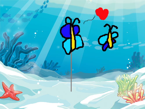 나비 : 바다나비 스케치판 ,sketchpan