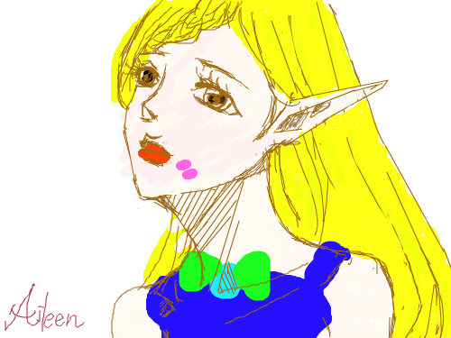 고쳐봤어요 : 그냥 간단히 색칠하고 옷디자인은 머리로만.... 스케치판 ,sketchpan
