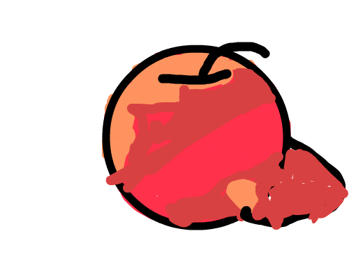 빛나는 사과 : 재미있다 스케치판 ,sketchpan