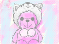 곰돌이> : 핑크곰돌잉 ㅇㅇㅇ 스케치판 ,sketchpan