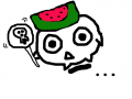 여름이다 : 수박먹자 스케치판 ,sketchpan