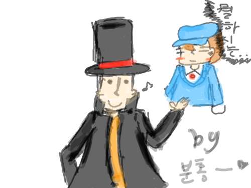이름하여 렝튼 : 아하핫ㅋㅋ 스케치판 ,sketchpan
