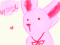 분홍토끼 : ㅎㅎ뇨뇨 스케치판 ,sketchpan