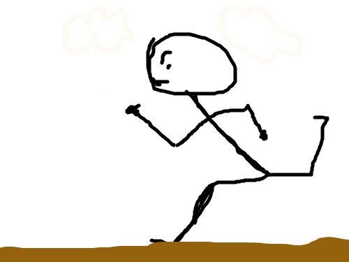 졸라맨의 가을운동회- 박은석 : 졸라맨의 달리기 스케치판 ,sketchpan