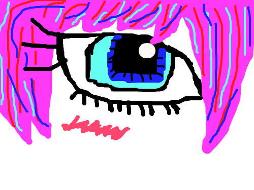 anima eye : just board drawing random stuff now 스케치판 ,sketchpan