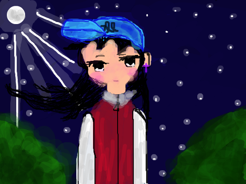 소녀 : 제 딴에는 열심히 노력했으나 조금 어색한것 같네요~ 스케치판 ,sketchpan