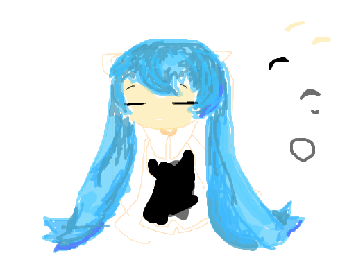 미쿠(하다만거) : 다들 아시다시피 아직 하다말았습니다. 스케치판 ,sketchpan