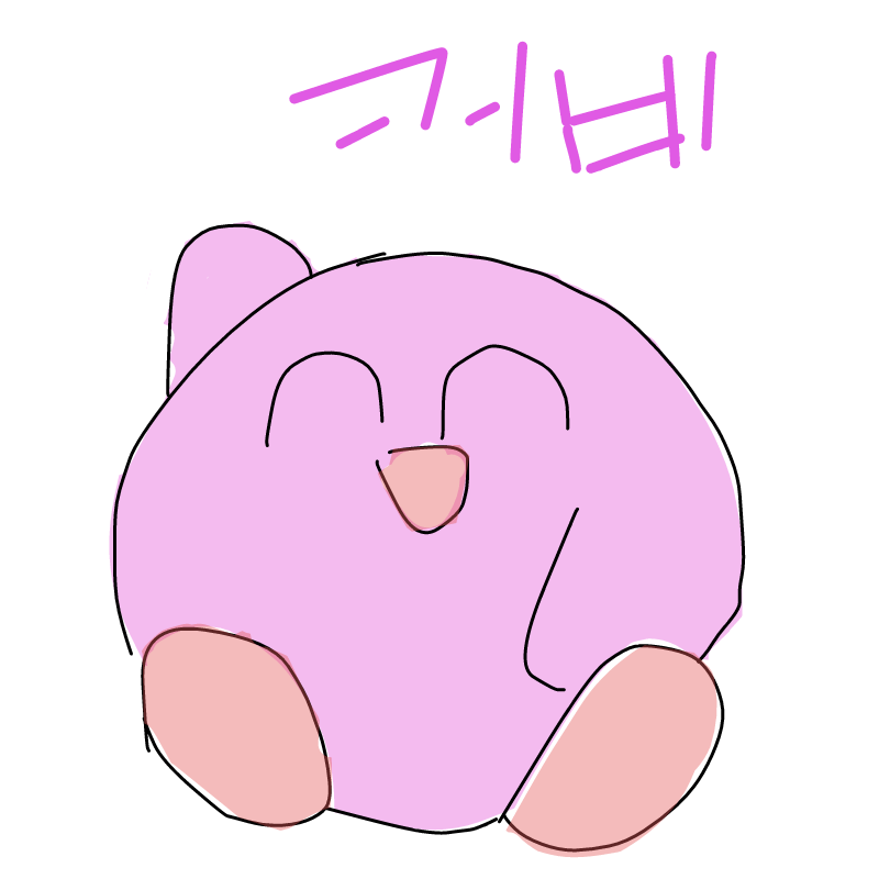 커비 : 커비 스케치판 ,sketchpan