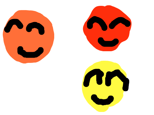 Smile triple : Three smiles 스케치판 ,sketchpan