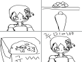 루미하고 뭉이가 만난걸 그렸어요!!!! 괜찮나요? 힘들어서.....2편에서봐용~~~^♡^ : 루미하고 뭉이가 만난걸 그렸어요!!!! 괜찮나요? 힘들어서.....2편에서봐용~~~^♡^ 스케치판 ,sketchpan