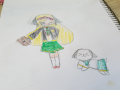 이번에도 .. : 이번에도 결국 손그림ㅠ.ㅠ 색칠하는데 오래 걸렸어요ㅠ.ㅠ 스케치판 ,sketchpan